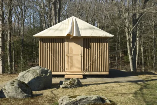Paper Log House design by Shigeru Ban Architects