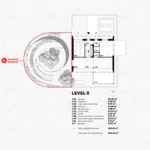 Poland underground home design plan level 0