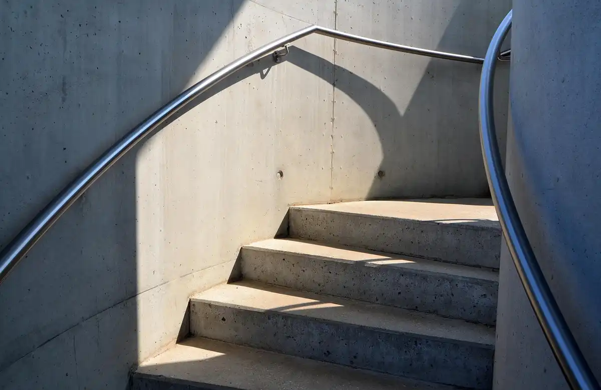 Innovations in concrete services: smart design & technology stairs