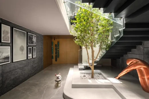 The Step Maze House New Delhi interior design