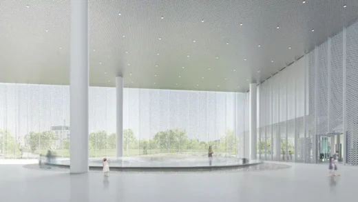 main entrance of Taichung Green Museumbrary