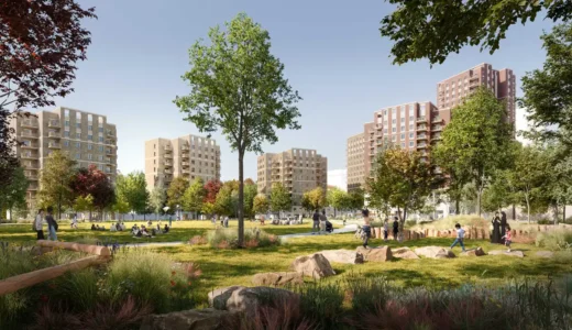 Teviot Estate Poplar Regeneration, East London masterplan