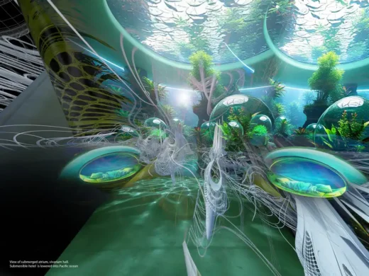 Tsunami Submersible Emergency Hotel the Pacific Ocean