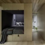 Whidbey Island bedroom open plan design