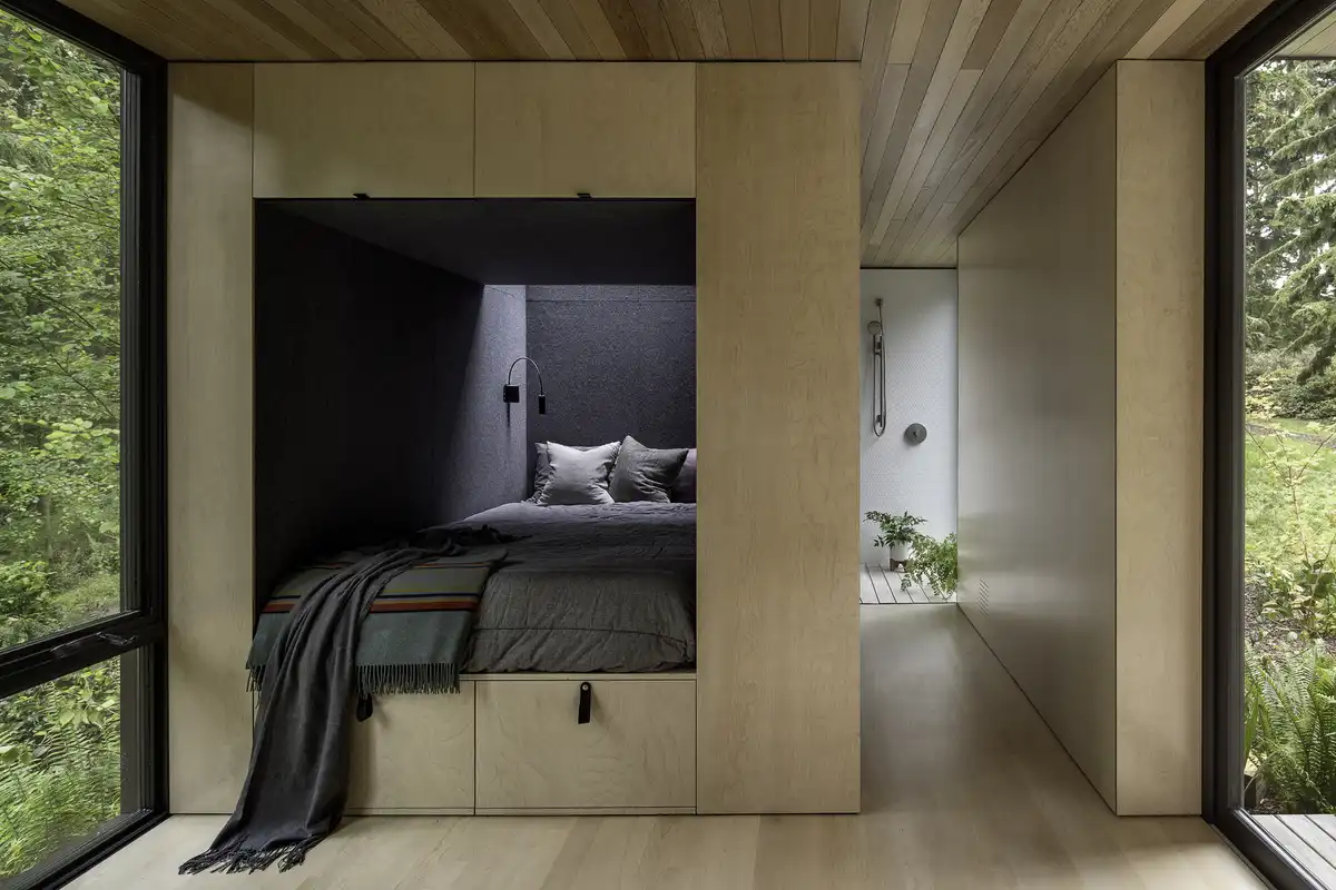 Whidbey Puzzle Prefab, Washington, USA home design