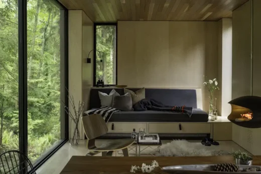 Whidbey Puzzle Prefab, WA island interior