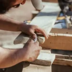 Wood deck timber working