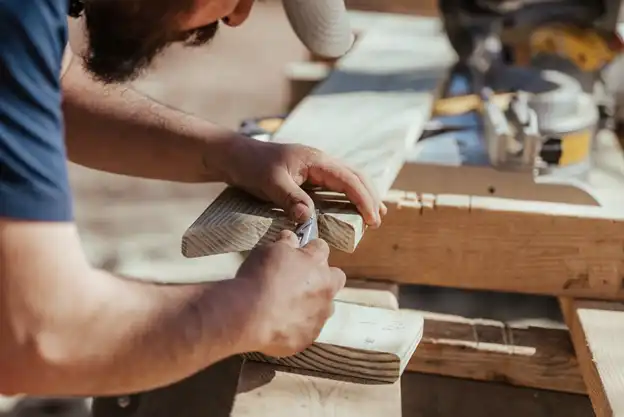 Wood deck timber working
