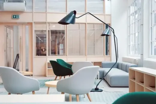 Designing medical offices chairs lamps