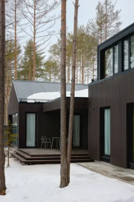 Two-Story Timber Frame House St Petersburg