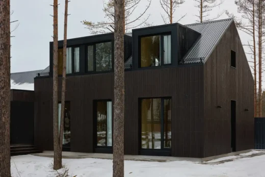 Two-Story Timber Frame House St Petersburg