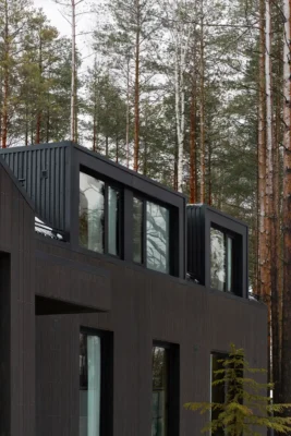 Two-Story Timber Frame House Saint Petersburg Russia