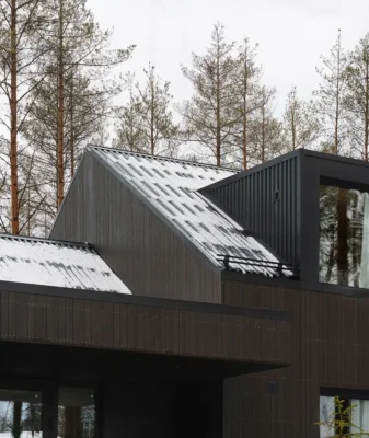 Two-Story Timber Frame House Saint Petersburg Russia