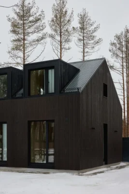 Two-Story Timber Frame House Saint Petersburg