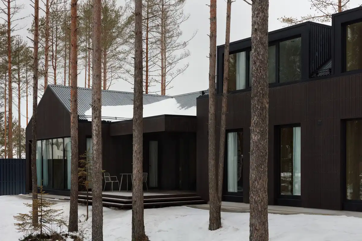 Two-Story Timber Frame House Saint Petersburg