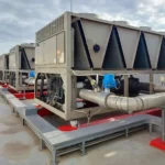 Industrial cooling in modern commercial architecture