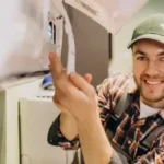 HVAC partner work man