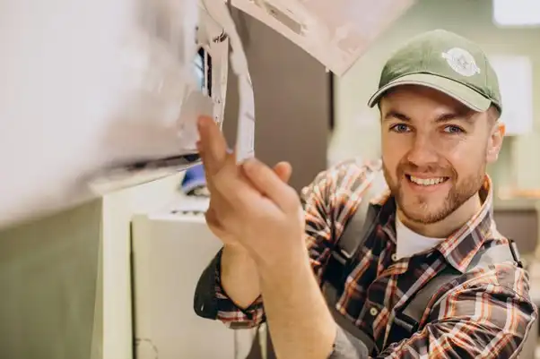 HVAC partner work man