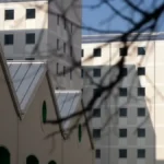 Cortina Olympic Village Milan Italy buildings