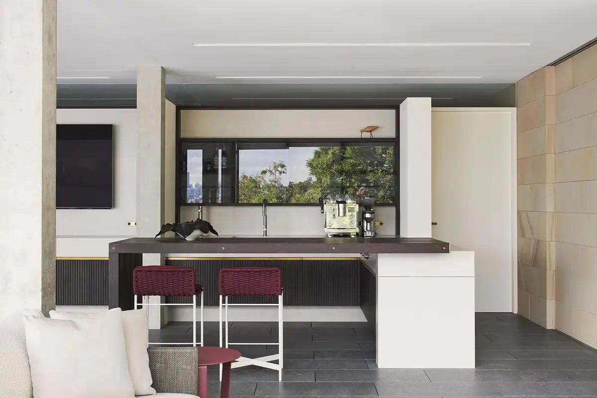 Outdoor Kitchen Vaucluse Sydney house