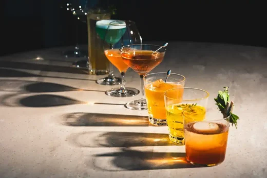 Relaxing non-alcoholic drinks