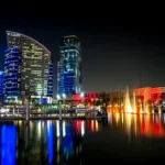 Commercial outdoor lighting for public spaces