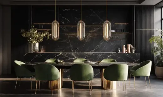 Green dining chairs the perfect statement piece