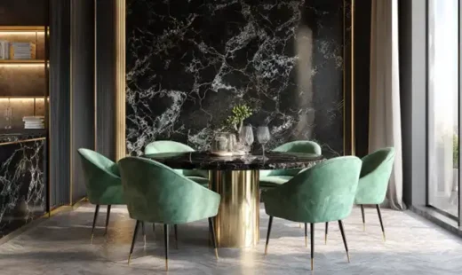Green dining chairs the perfect statement piece