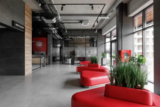 Solar‑Powered Sports Centre Durlești, Moldova interior design