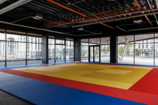 Solar‑Powered Sports Centre Durlești, Moldova interior design