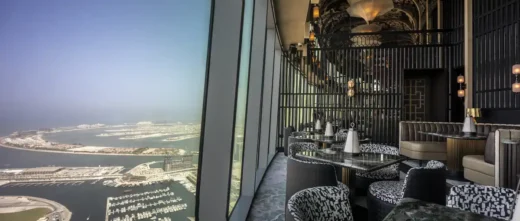Dubai TATTU Restaurant view at Level 74