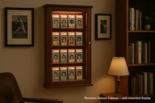 Display cases for trading cards pro-level options