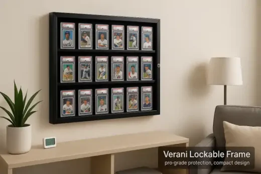 Display cases for trading cards pro-level options