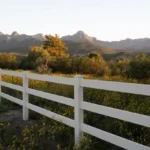 vinyl fence panels country landscape