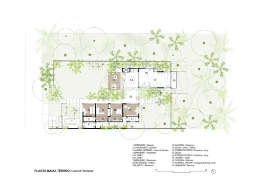 Casa Cajuí, Manaus, Amazonas home plan