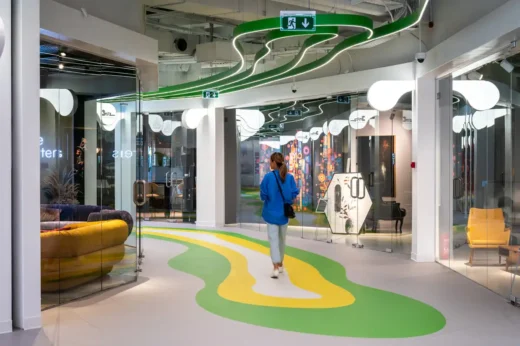 MaxCity Budapest mall interior design by Karim Rashid