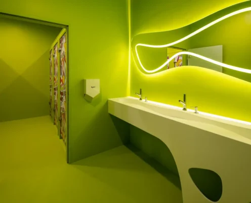 MaxCity Budapest mall interior design by Karim Rashid