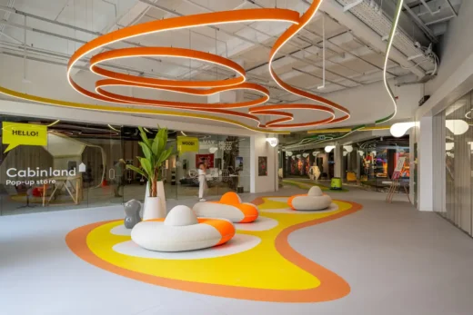 MaxCity Budapest mall interior design by Karim Rashid