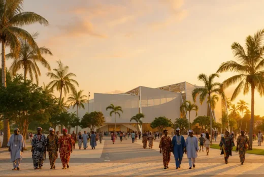 Porto Novo Cultural Arena, Benin, West Africa building design
