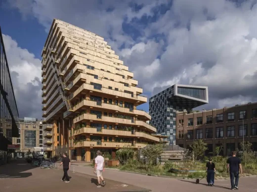 SAWA wooden building Rotterdam