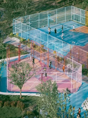 Vibrant Sports Park Kunshan Suzhou China