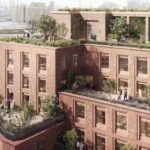 Fox Court in Camden landscape design by Grant Associates