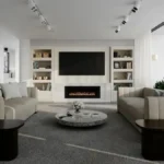 Home built-in cabinets design sofas