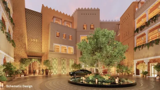 Orient Express Diriyah Diriyah luxury hotel designs Riyadh Saudi Arabia