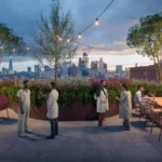 Whitechapel Healthcare and Research Campus London roof terrace design by PLP Architecture