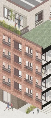 Leathermarket Street Southwark London mixed-use development