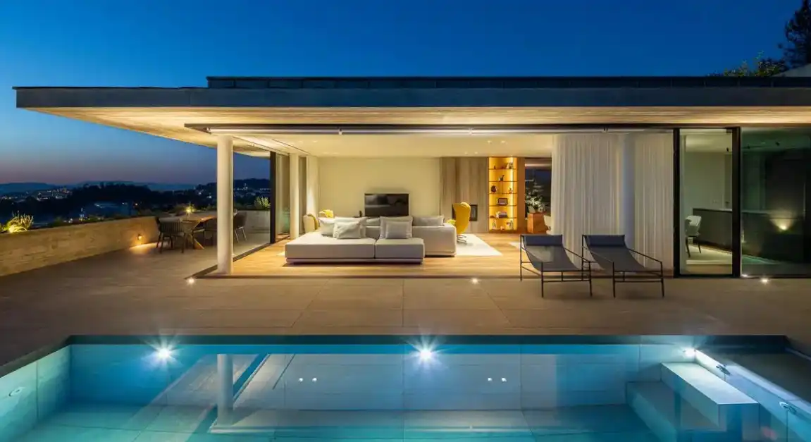 Braga modern villa pool Portugal