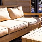 House decking installation sofa table