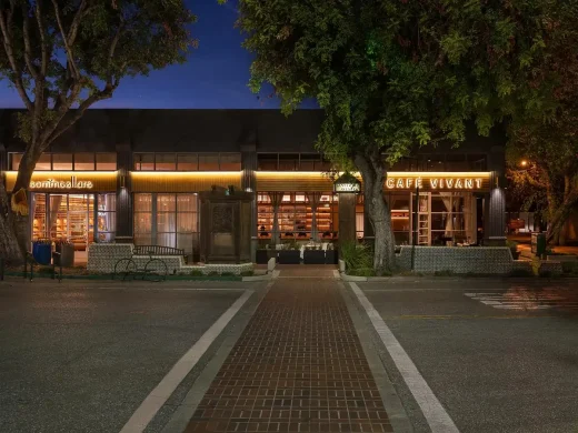 Cafe Vivant Menlo Park San Mateo USA commercial design development night