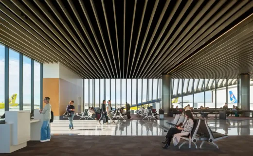 Midfield Sattellite Councourse South LAX Los Angeles USA architecture project
